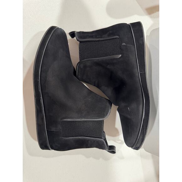 Size 10 Black Suede Ankle Boots - Nurture - Picture 1 of 8